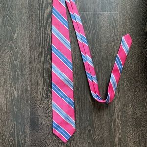 Pink and blue Faconnable tie